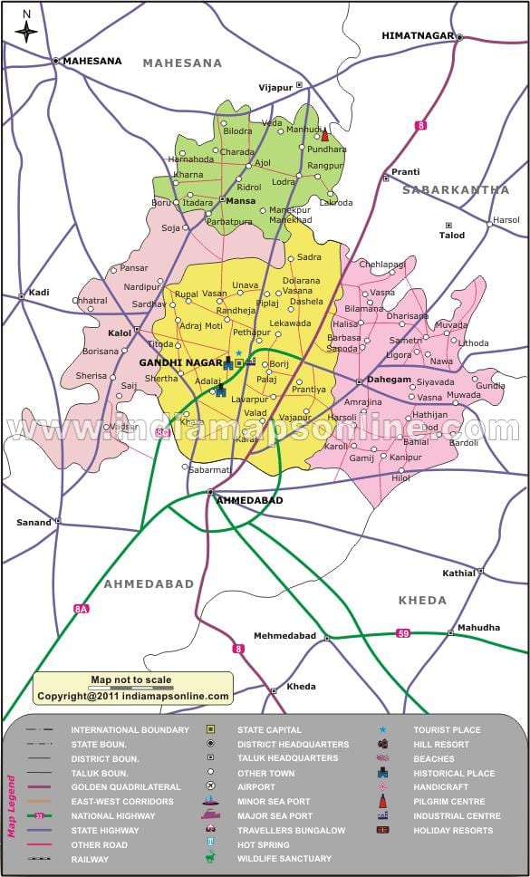 பெங்களூர் காந்திநகரில் வரைபடம்
