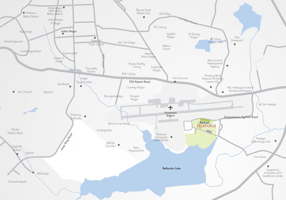 Bellandur வரைபடம் பெங்களூர்