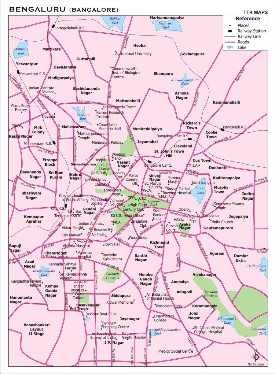 பெங்களூர் ரூட் மேப்