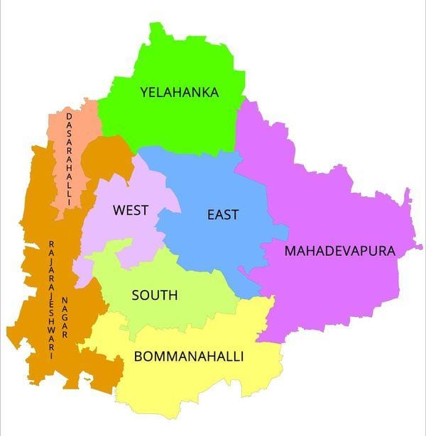 பெங்களூர் BBMP வரைபடம்